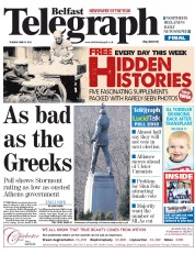  () Newspaper Front Page for 12 June 2012