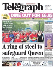  () Newspaper Front Page for 16 May 2011