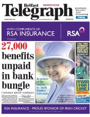  () Newspaper Front Page for 23 June 2012