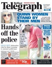  () Newspaper Front Page for 23 July 2012