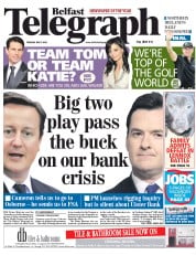  () Newspaper Front Page for 3 July 2012