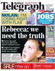  () Newspaper Front Page for 8 June 2012