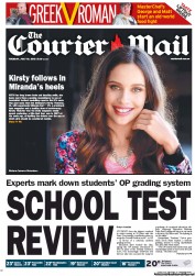 Courier Mail (Australia) Newspaper Front Page for 10 July 2012