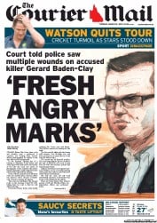 Courier Mail (Australia) Newspaper Front Page for 12 March 2013