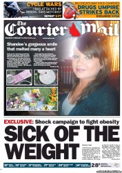 Courier Mail (Australia) Newspaper Front Page for 14 February 2013