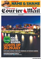Courier Mail (Australia) Newspaper Front Page for 14 July 2012