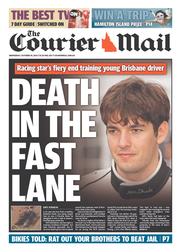 Courier Mail (Australia) Newspaper Front Page for 16 October 2013