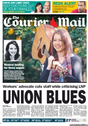 Courier Mail (Australia) Newspaper Front Page for 16 July 2012