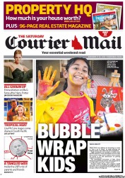 Courier Mail (Australia) Newspaper Front Page for 17 November 2012