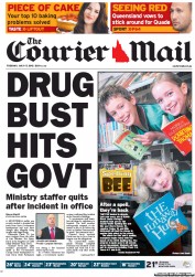 Courier Mail (Australia) Newspaper Front Page for 17 July 2012