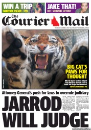 Courier Mail (Australia) Newspaper Front Page for 18 October 2013