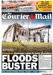 Courier Mail (Australia) Newspaper Front Page for 1 February 2013