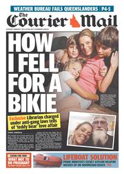 Courier Mail (Australia) Newspaper Front Page for 1 February 2014