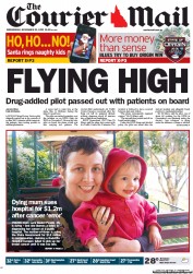 Courier Mail (Australia) Newspaper Front Page for 21 November 2012