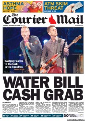 Courier Mail (Australia) Newspaper Front Page for 22 November 2012