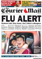 Courier Mail (Australia) Newspaper Front Page for 26 July 2012
