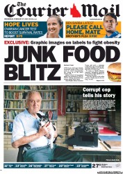 Courier Mail (Australia) Newspaper Front Page for 27 February 2013