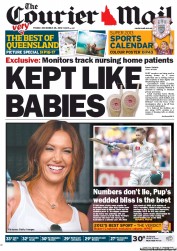Courier Mail (Australia) Newspaper Front Page for 28 December 2012