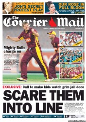 Courier Mail (Australia) Newspaper Front Page for 28 February 2013