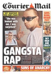 Courier Mail (Australia) Newspaper Front Page for 29 November 2013