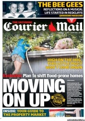 Courier Mail (Australia) Newspaper Front Page for 2 February 2013