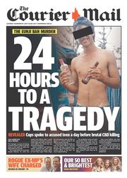 Courier Mail (Australia) Newspaper Front Page for 30 November 2013
