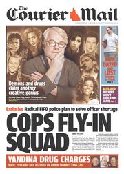 Courier Mail (Australia) Newspaper Front Page for 4 February 2014