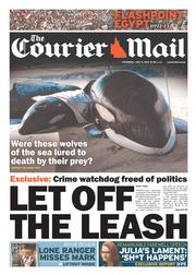 Courier Mail (Australia) Newspaper Front Page for 4 July 2013