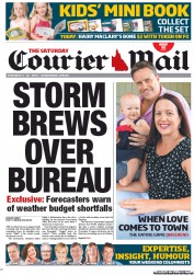 Courier Mail (Australia) Newspaper Front Page for 9 February 2013