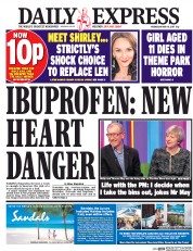 Daily Express (UK) Newspaper Front Page for 10 May 2017