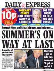 Daily Express (UK) Newspaper Front Page for 13 June 2017