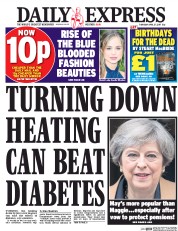 Daily Express (UK) Newspaper Front Page for 27 April 2017