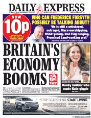 Daily Express (UK) Newspaper Front Page for 2 September 2016
