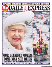 Daily Express (UK) Newspaper Front Page for 4 June 2012
