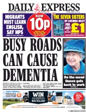 Daily Express (UK) Newspaper Front Page for 5 January 2017