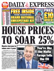 Daily Express (UK) Newspaper Front Page for 6 April 2017