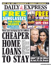 Daily Express Sunday (UK) Newspaper Front Page for 11 June 2011