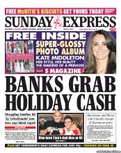 Daily Express Sunday (UK) Newspaper Front Page for 29 May 2011