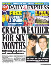 Daily Express Sunday (UK) Newspaper Front Page for 30 June 2012