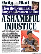 Daily Mail Newspaper Front Page (UK) for 11 September 2015