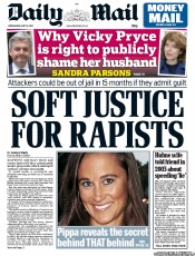 Daily Mail (UK) Newspaper Front Page for 18 May 2011
