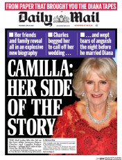 Daily Mail (UK) Newspaper Front Page for 24 June 2017