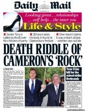 Daily Mail Newspaper Front Page (UK) for 27 June 2011