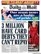 Daily Mail (UK) Newspaper Front Page for 4 April 2017