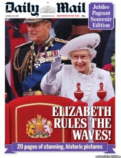 Daily Mail (UK) Newspaper Front Page for 4 June 2012