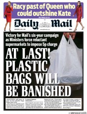 Daily Mail (UK) Newspaper Front Page for 4 June 2014