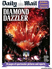 Daily Mail (UK) Newspaper Front Page for 5 June 2012