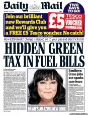 Daily Mail (UK) Newspaper Front Page for 9 June 2011