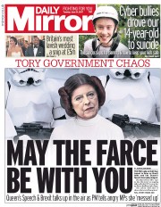 Daily Mirror (UK) Newspaper Front Page for 13 June 2017