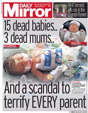 Daily Mirror (UK) Newspaper Front Page for 21 April 2017